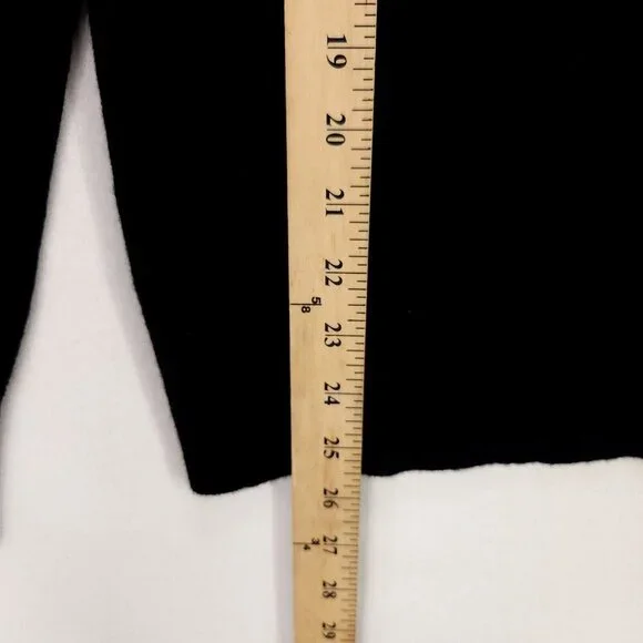 Land's End 100% Cashmere Turtleneck Sweater Women's Size Medium Soft Color Block - Picture 5 of 11